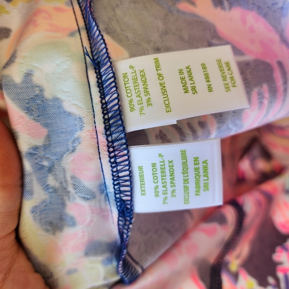 Lilly Pulitzer Gardinia shorts in sunken treasure print size 14 - Picture 9 of 9